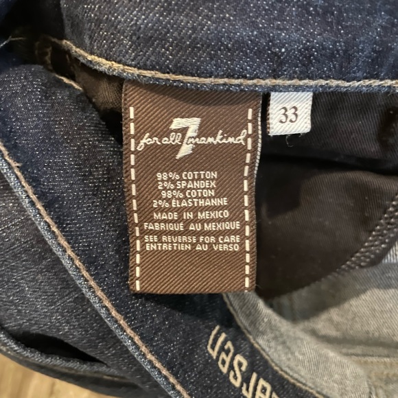 Mens 7 For All Mankind Carsten Jeans - Size 33 - Picture 2 of 5